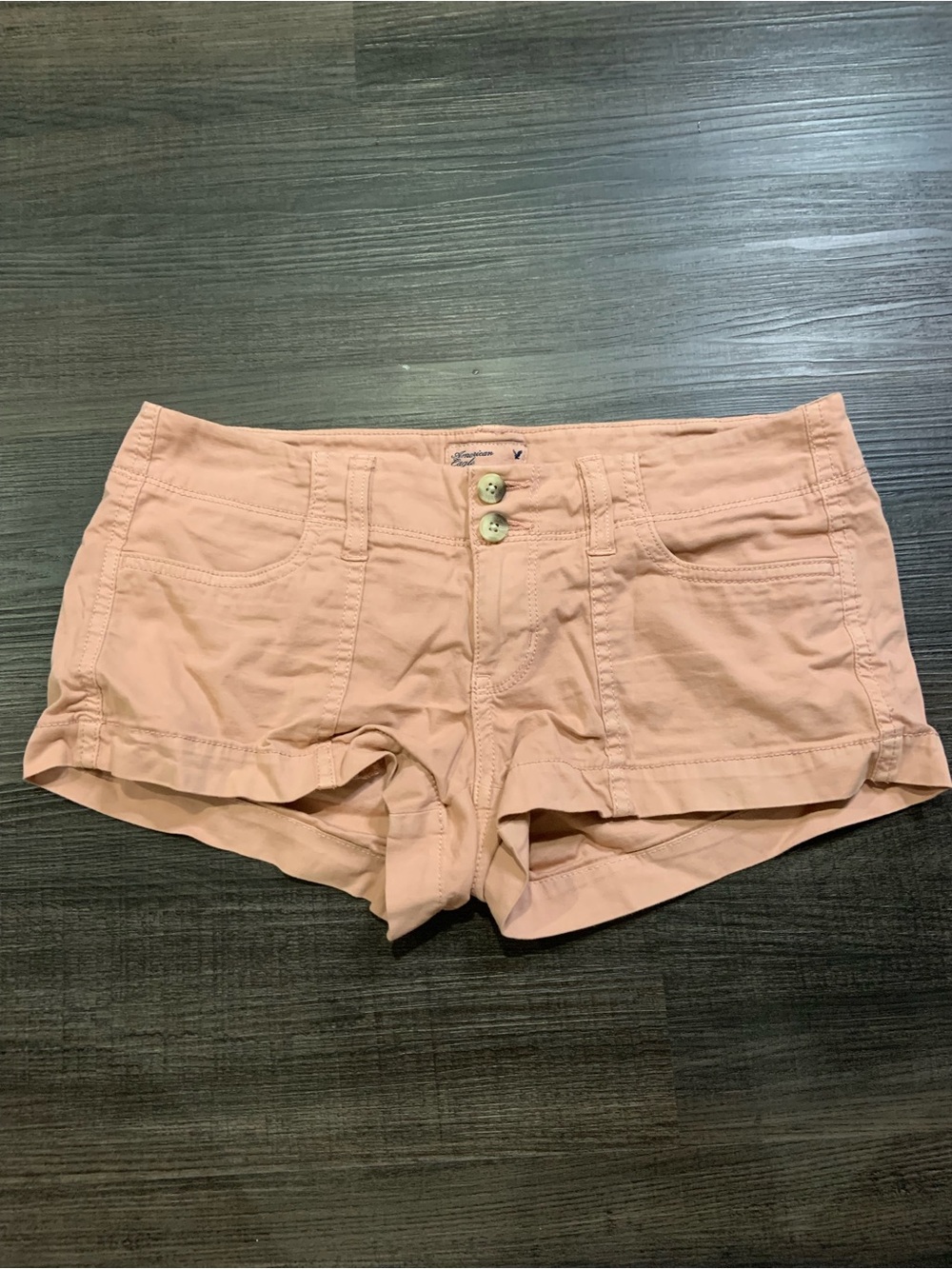 American Eagle Outfitters Peach High Waist Shorts